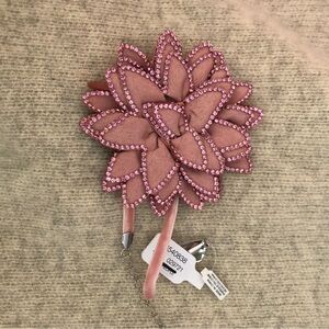 Free People Pink Floral Necklace